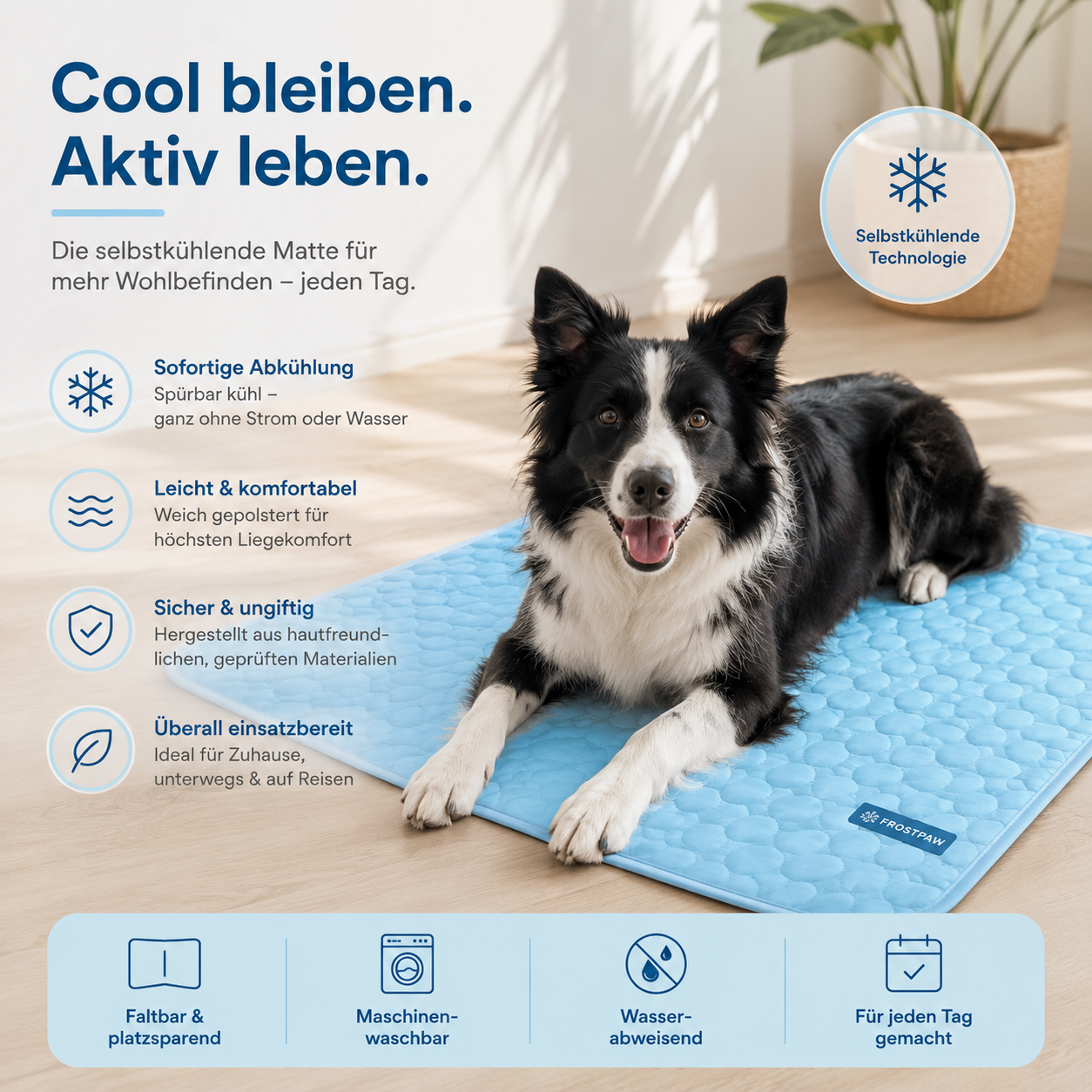 FrostPaw - Die Kühlmatte, die dir den Sommer zurückgibt